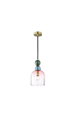 S2B2 Metal and Glass Pendant Light PS-04-067