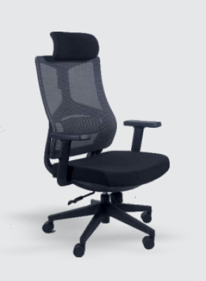 Nice Breathable Black Mesh Headrest Office Boss Manager Chair EMC-021