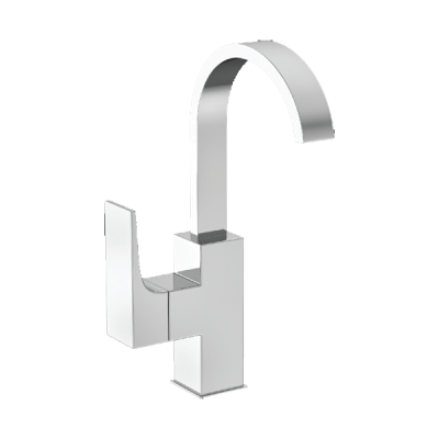 AFEY UNIPOL PILLAR TAP WITH  SWAN NECK AND REGULAR SWIVEL SPOUT