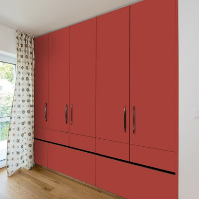 KAJARIA PLAIN COLOUR HGL CRIMSON RED LAMINATE (KL HGL - 9024)