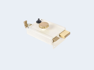 EUROPA NIGHT LATCH SURFACE MOUNT DOOR LOCK- MUCH SAFER THAN ALDROPS (KNOB INSIDE) - 1010IV