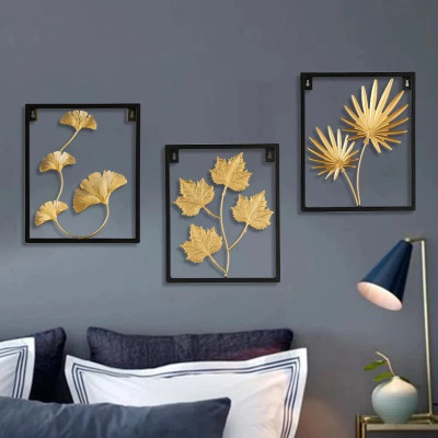 Metal Leaf Iron Home Wall Decor