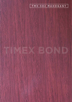 TMX-502 MAHOGANY  wooden texture Aluminum Composite Panel (ACP Sheet) by Timex. 3 MM