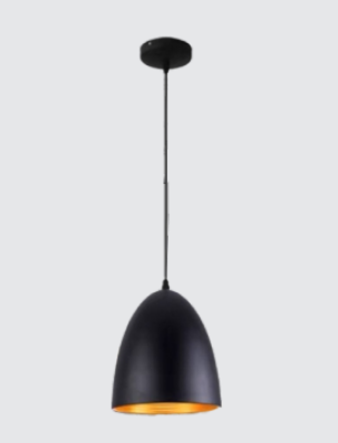 NEPTUNE Shivling Design Black Aluminium Hanging Light   7508/1