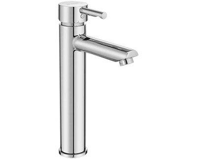 Asian paints COLOSSUS Single lever basin mixer with extended 250 mm height without pop-up waste system Length of spout : 6 inches Height of aerator : 8.5 inches