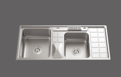 POWER PLUS SMOKY Hand Pressed Sink